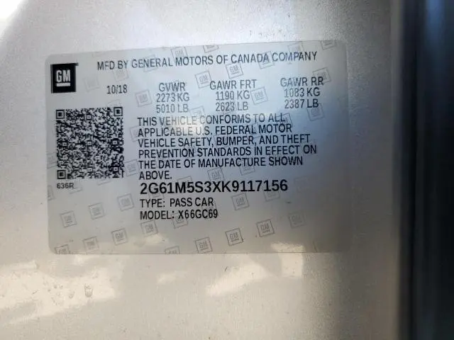 2019 CADILLAC XTS LUXURY  