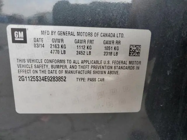 2014 CHEVROLET IMPALA LT  