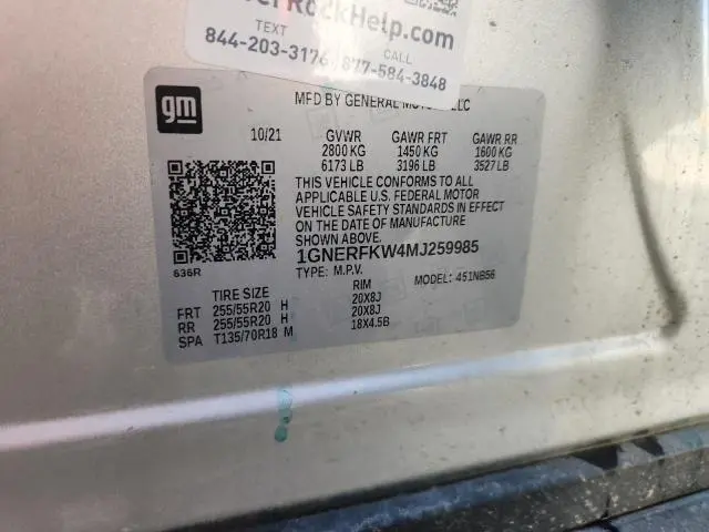 2021 CHEVROLET TRAVERSE LS  