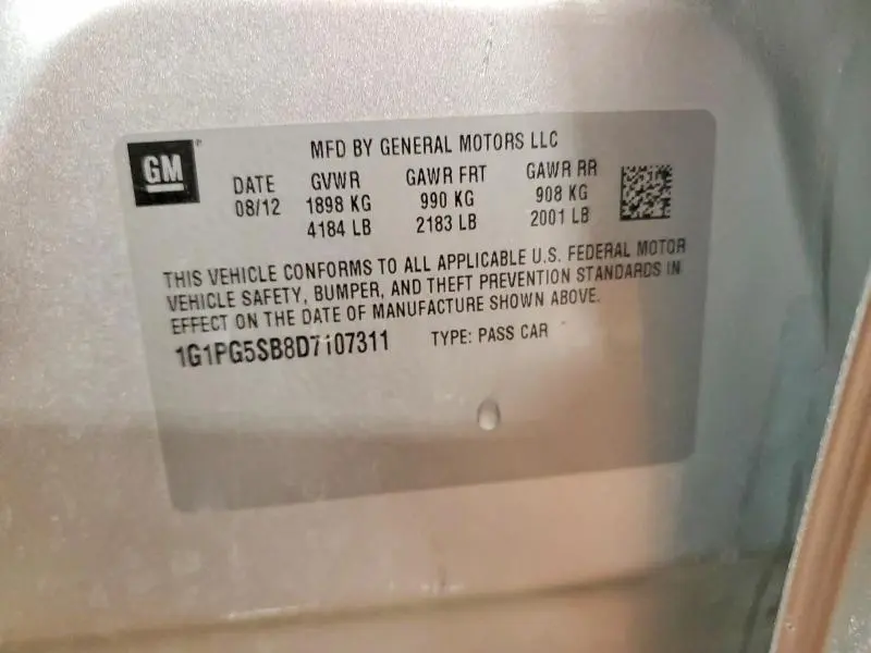 2013 CHEVROLET CRUZE LTZ  