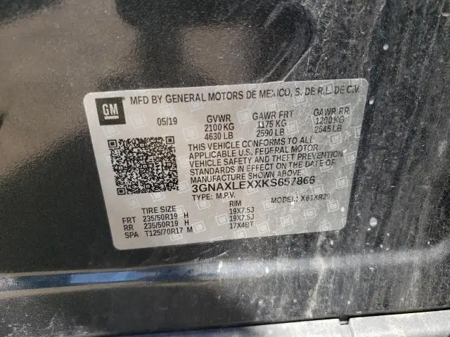 2019 CHEVROLET EQUINOX LT  