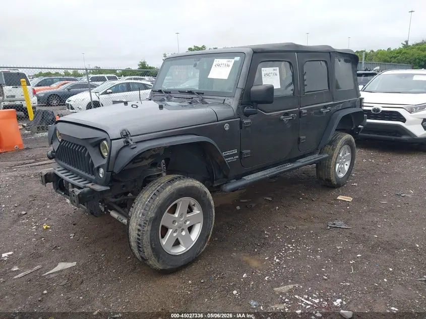 2017 JEEP WRANGLER UNLIMITED SPORT 4X4