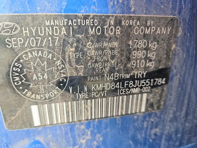 2018 HYUNDAI ELANTRA SEL  
