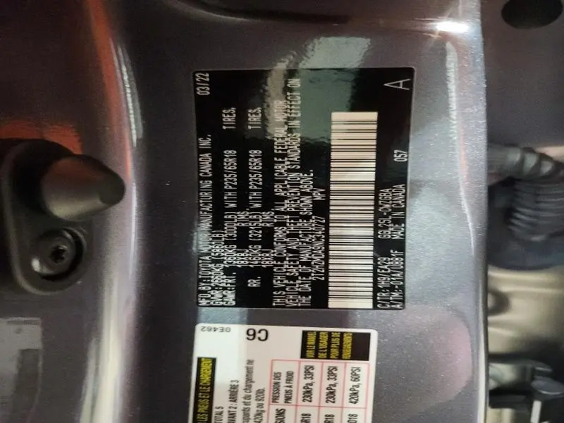 2022 LEXUS RX 350 BASE  