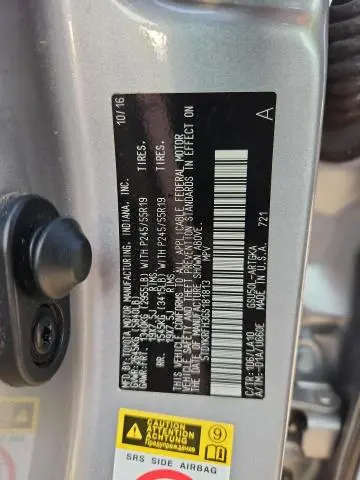 2016 TOYOTA HIGHLANDER LIMITED  