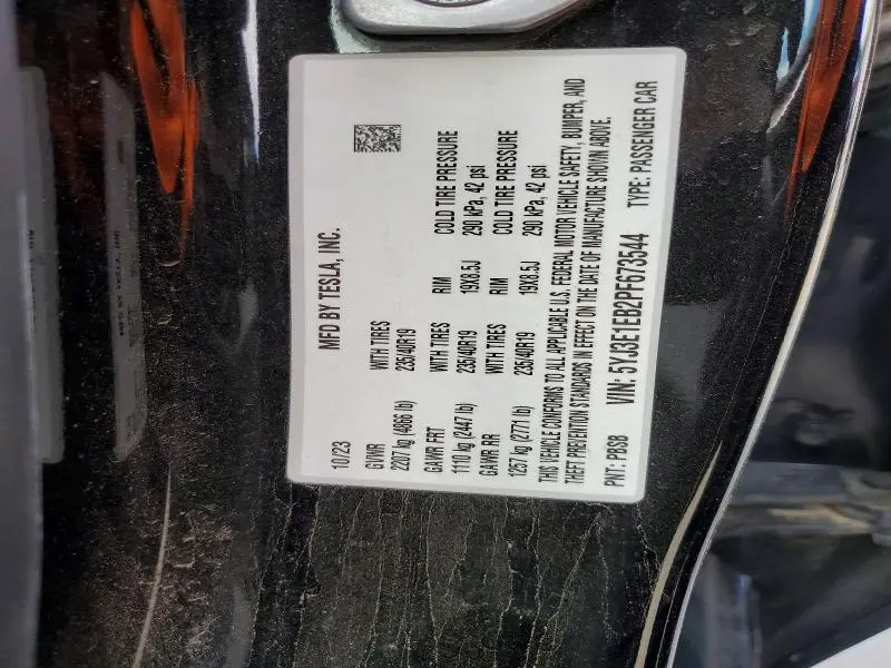 2023 TESLA MODEL 3   