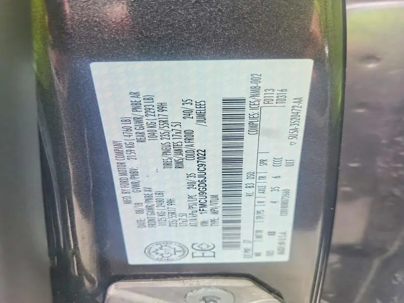 2018 FORD ESCAPE SE  