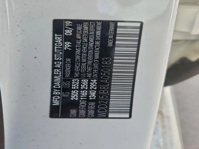 2020 MERCEDES-BENZ CLS 450  