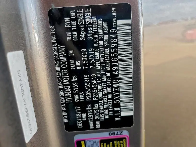 2018 HYUNDAI SANTA FE SPORT   