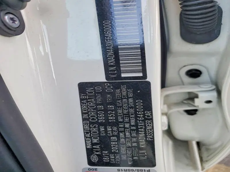 2015 KIA RIO EX  