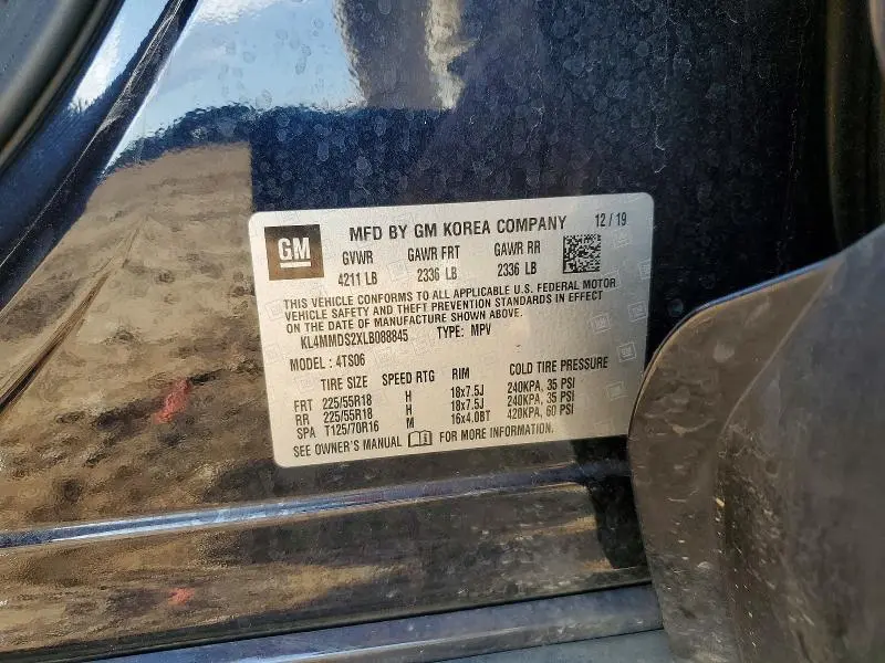 2020 BUICK ENCORE GX SELECT  