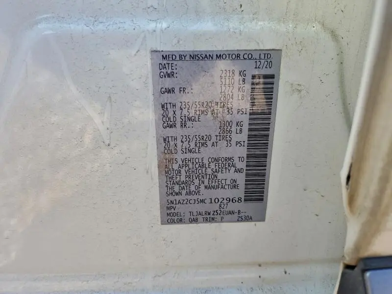 2021 NISSAN MURANO SL  