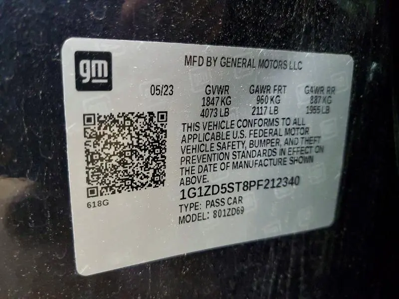 2023 CHEVROLET MALIBU LT  