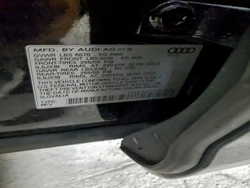 2017 AUDI Q7 PREMIUM PLUS  