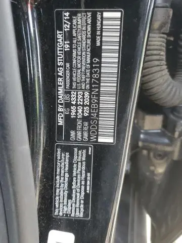 2015 MERCEDES-BENZ CLA 250  