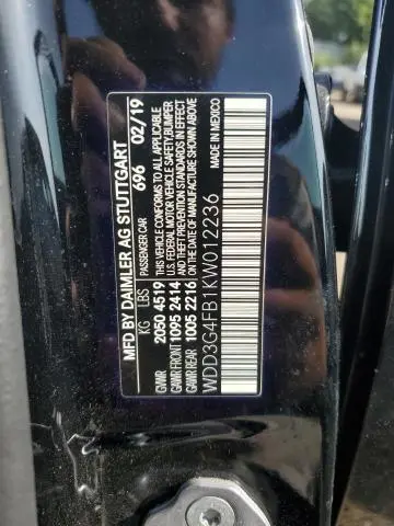 2019 MERCEDES-BENZ A 220 4MATIC  