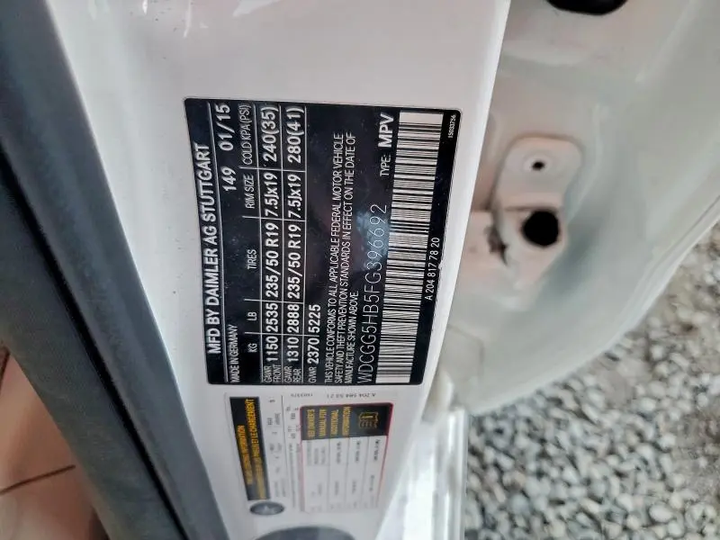 2015 MERCEDES-BENZ GLK 350  