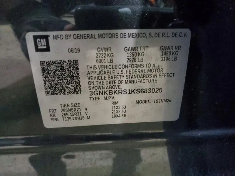 2019 CHEVROLET BLAZER PREMIER  