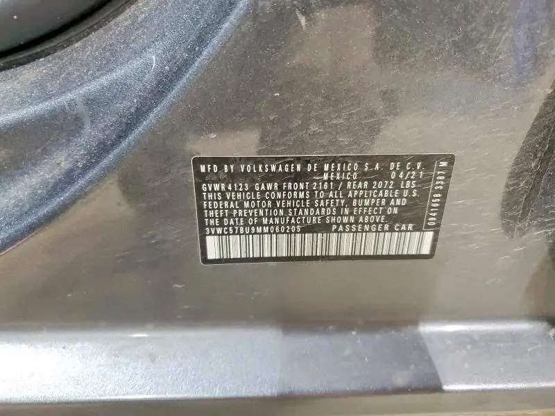 2021 VOLKSWAGEN JETTA S  