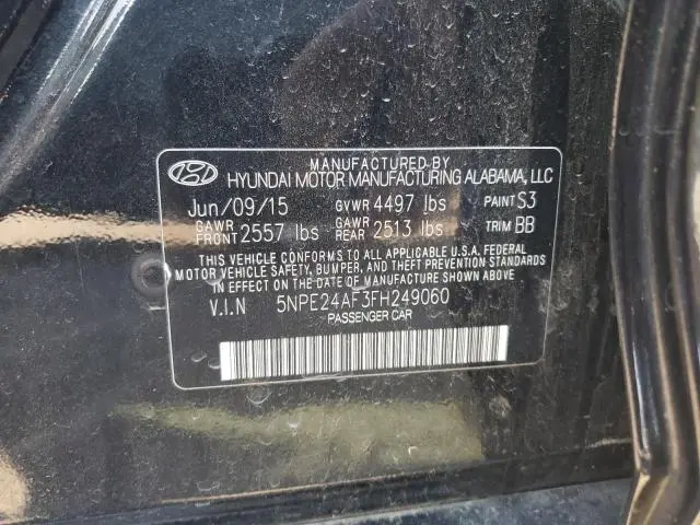 2015 HYUNDAI SONATA SE  