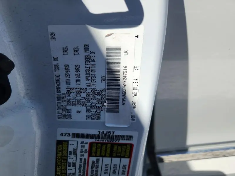 2025 TOYOTA TUNDRA 1794 EDITION  