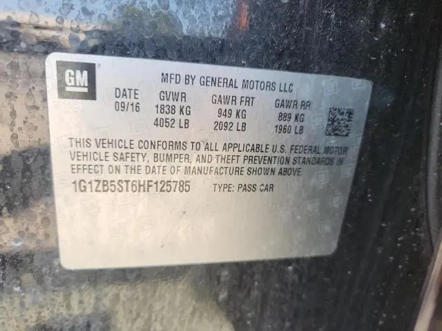 2017 CHEVROLET MALIBU LS  