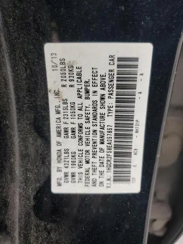 2014 HONDA ACCORD SPORT  