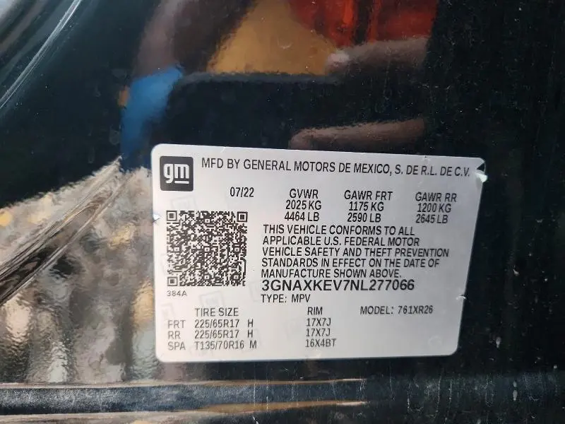 2022 CHEVROLET EQUINOX LT  