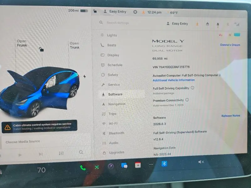 2022 TESLA MODEL Y   