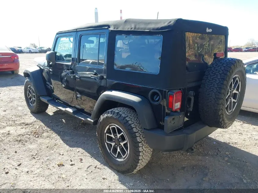 2018 JEEP WRANGLER JK UNLIMITED SPORT S 4X4