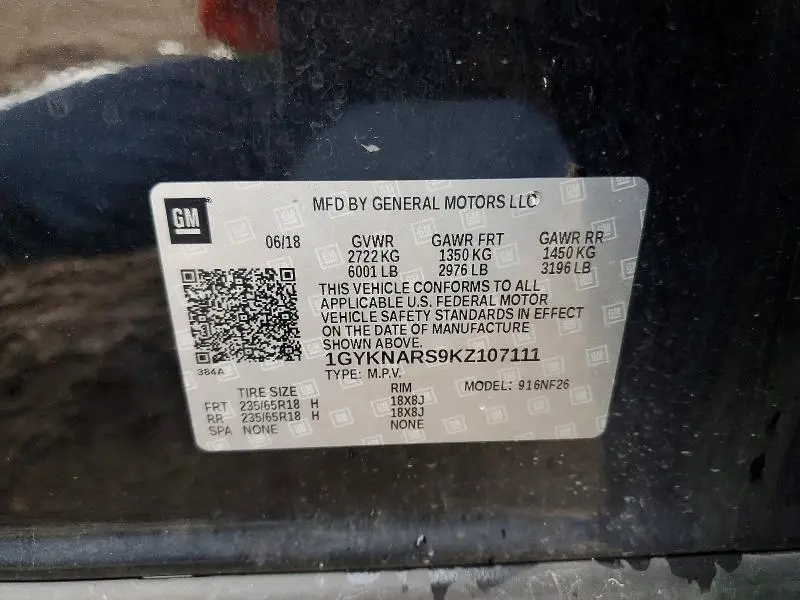 2019 CADILLAC XT5   