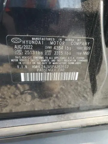 2023 HYUNDAI SONATA SE  