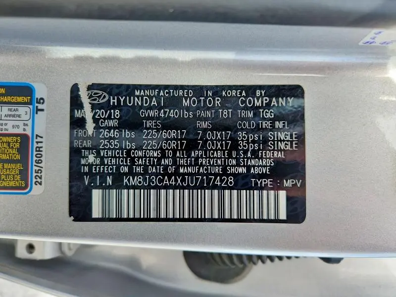 2018 HYUNDAI TUCSON SEL  