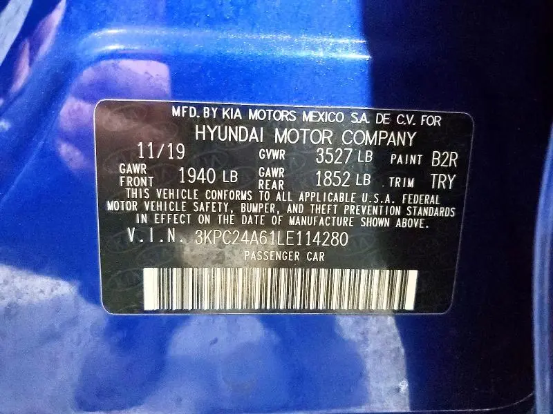 2020 HYUNDAI ACCENT SE  