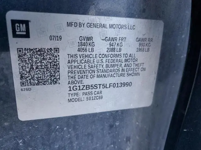 2020 CHEVROLET MALIBU LS  