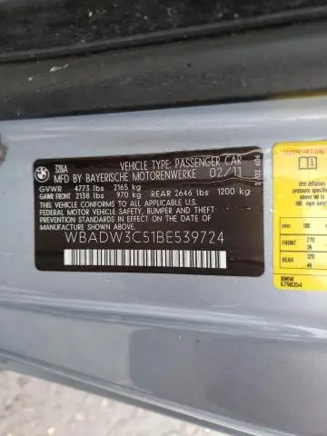 2011 BMW 328 I  