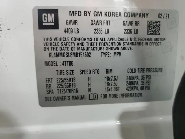 2021 BUICK ENCORE GX ESSENCE  