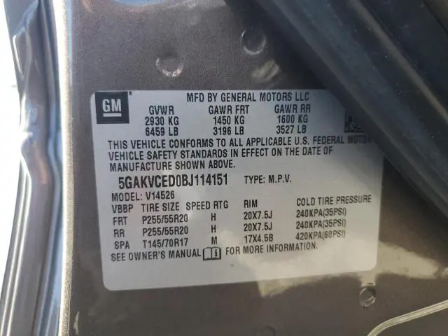 2011 BUICK ENCLAVE CXL  