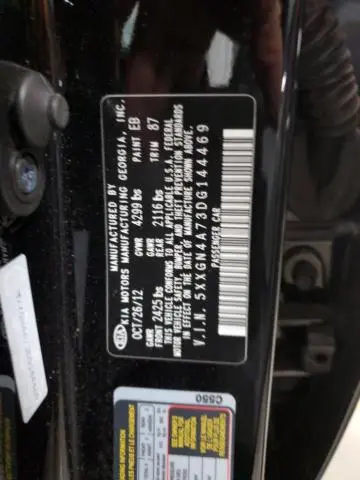 2013 KIA OPTIMA EX  
