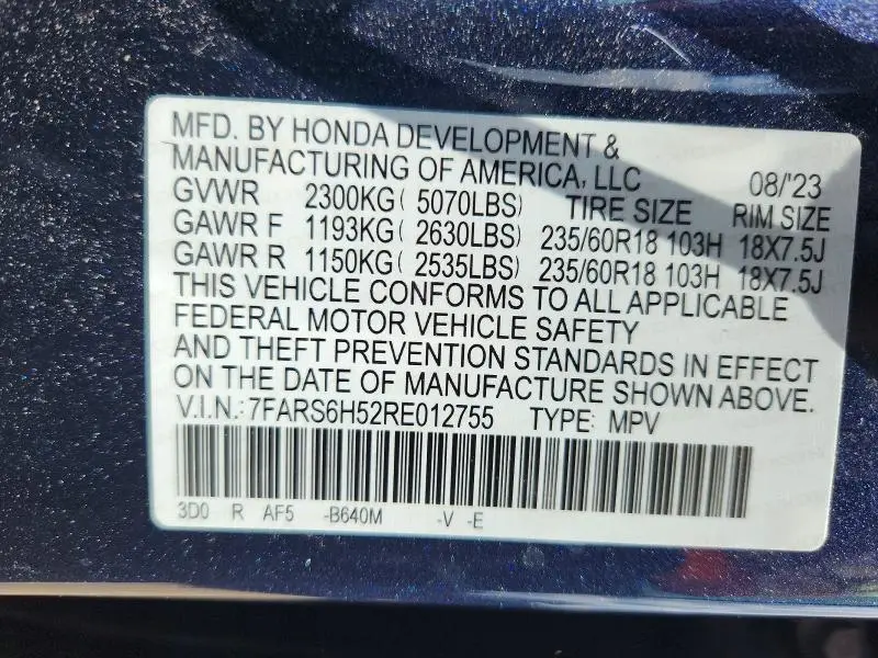 2024 HONDA CR-V SPORT  