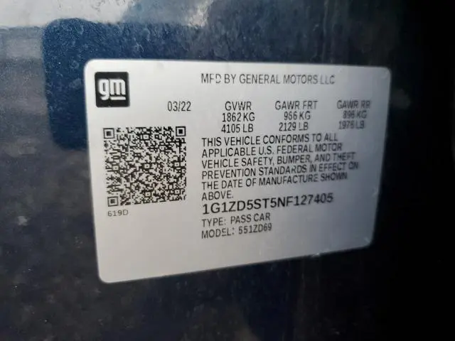 2022 CHEVROLET MALIBU LT  