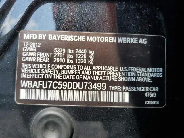2013 BMW 535 XI  
