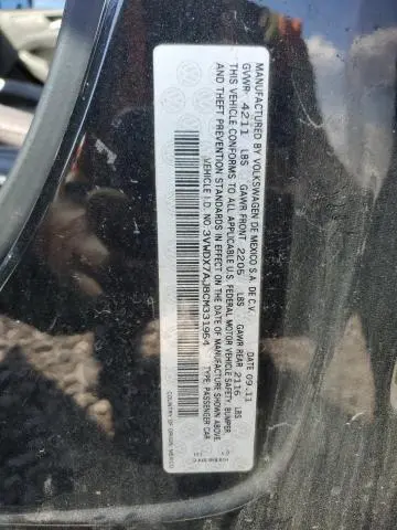 2012 VOLKSWAGEN JETTA SE  