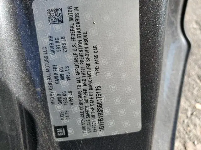 2016 CHEVROLET CAMARO LT  