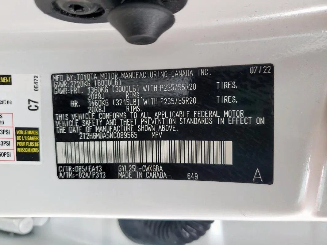2022 LEXUS RX 450H