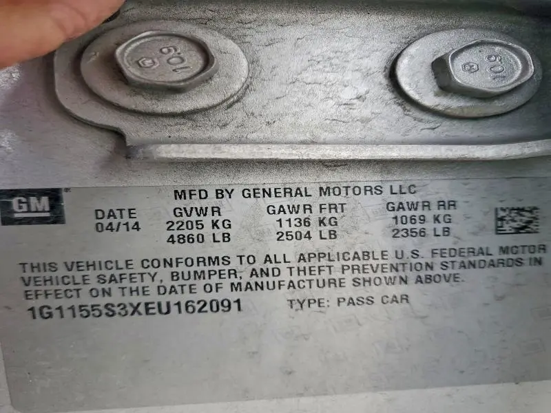 2014 CHEVROLET IMPALA LTZ  