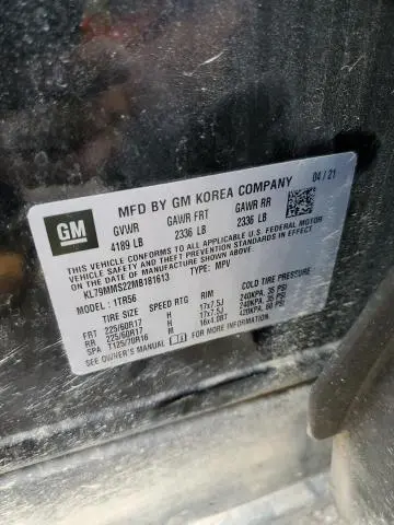 2021 CHEVROLET TRAILBLAZER LS  