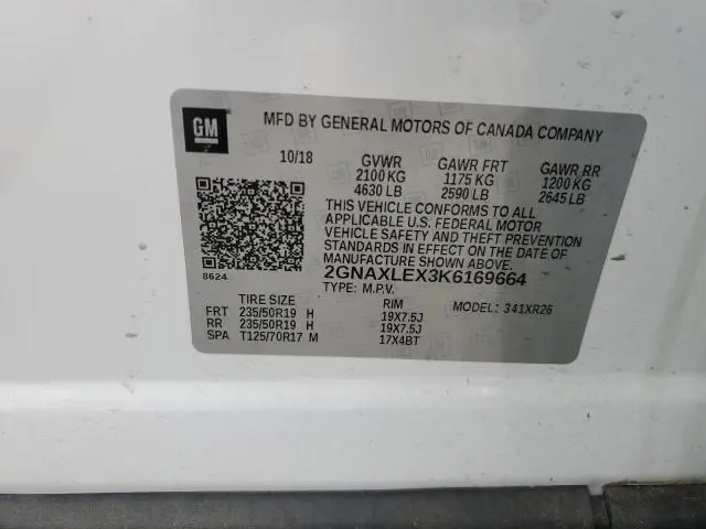 2019 CHEVROLET EQUINOX LT