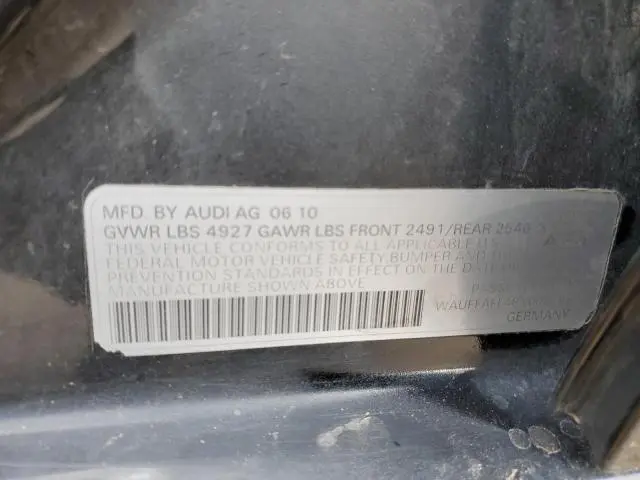 2011 AUDI A4 PREMIUM PLUS  