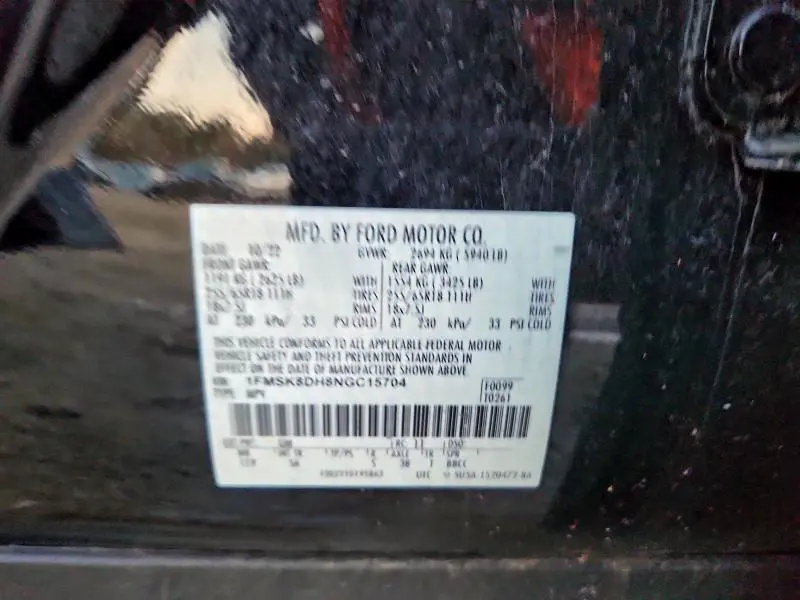 2022 FORD EXPLORER XLT  